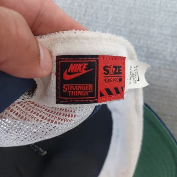 Stranger Things x Nike Hawkins High School Trucker Style Baseball Hat Adjustable - Picture 2 of 7